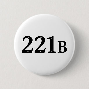 Straße London des Bäcker-221B - Adresse Sherlock Button