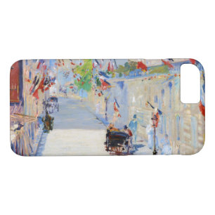 Straße mit französischen Flaggen, Manet Case-Mate iPhone Hülle