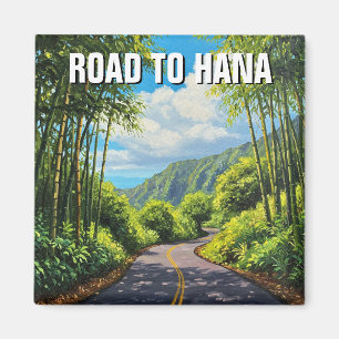 Straße nach Hana Maui Hawaii Magnet
