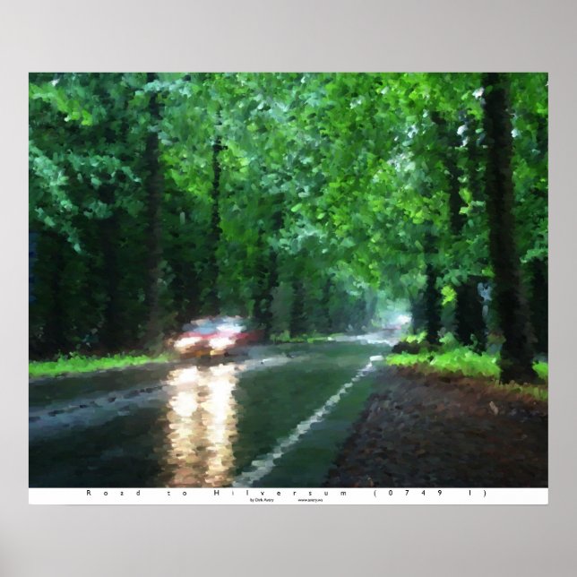 Straße nach Hilversum (0749 I) Poster (Vorne)