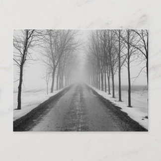 Straße nach Nirgendwo Postkarte