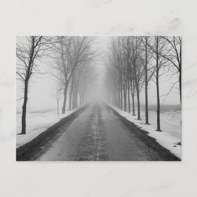 Straße nach Nirgendwo Postkarte (Vorderseite)