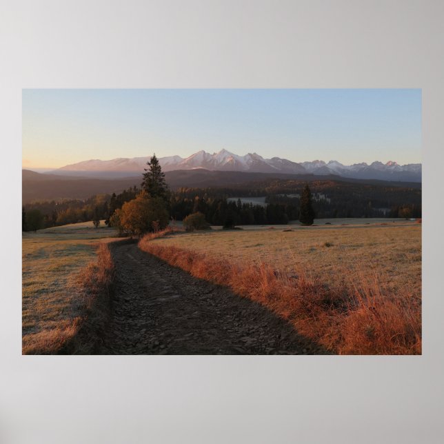 Straße nach Tatras Poster (Vorne)