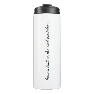 Straße nicht genommen Thermal Tumbler Thermosbecher