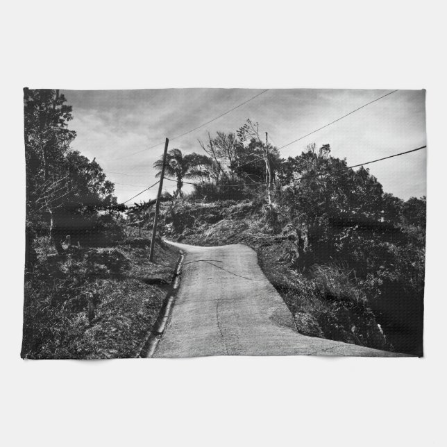 Straße oben geschirrtuch (Horizontal)