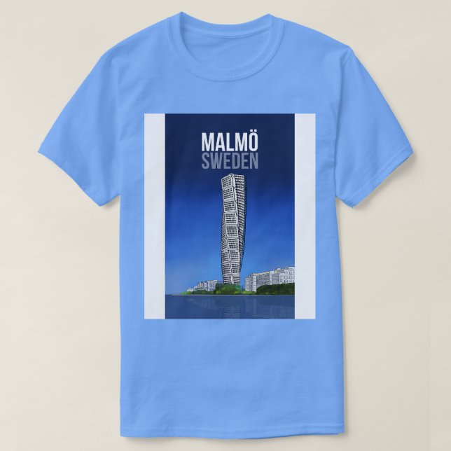 Straße Oresund Malmo Schweden Skandinavien T-Shirt (Design vorne)