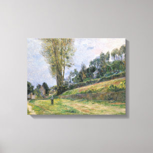 Straße Paul Gauguins   in Rouen Leinwanddruck