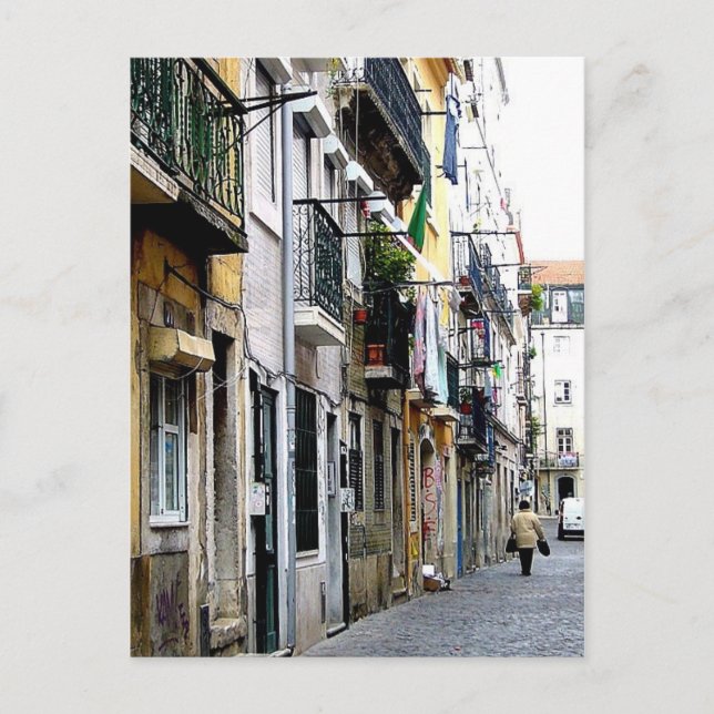 Straße Postkarte (Vorderseite)