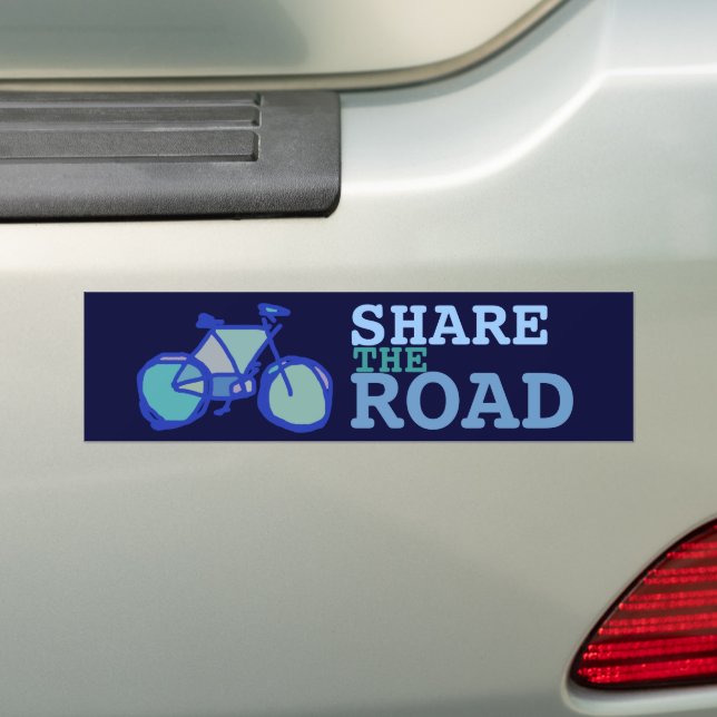 Straße - Radfahren Autoaufkleber (Auf Auto)