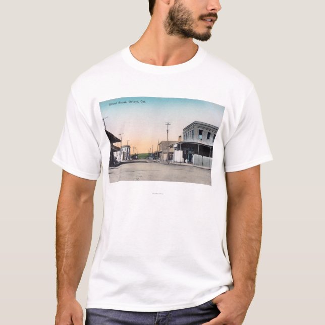 Straße SceneOrland, CA T-Shirt (Vorderseite)