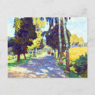 Straße von Carl Moll Postkarte