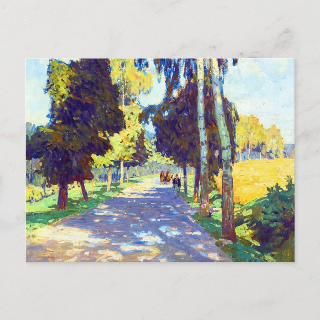 Straße von Carl Moll Postkarte (Vorderseite)