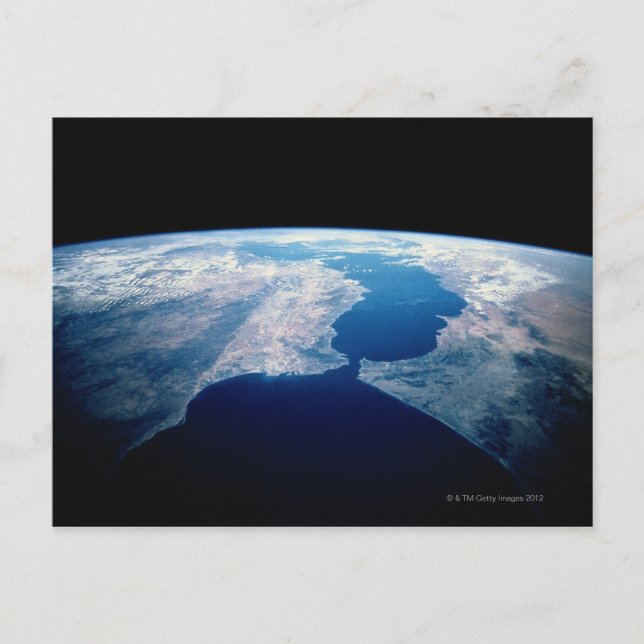 Straße von Gibraltar Postkarte (Vorderseite)