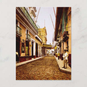 Straße von Havanna Havanna Kuba Postkarte