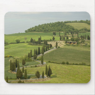 Straße von Pienza nach Montepulciano Mousepad