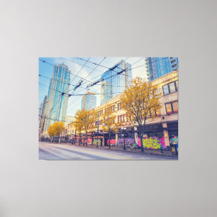 Straße von Seattle Leinwanddruck