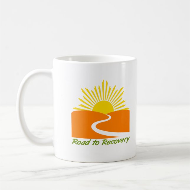 Straße zum Erholungs-Gang Kaffeetasse (Links)