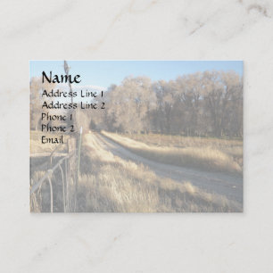 Straße zum mittleren Königreich Visitenkarte
