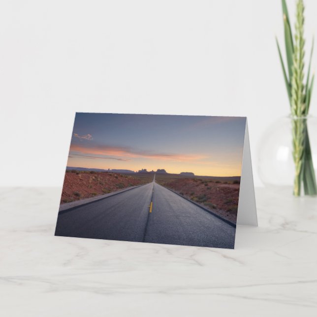 Straße zum Tribal-Denkmal Park Karte (Vorderseite)