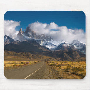 Straße, zum von Fitzroy, Patagonia anzubringen Mousepad