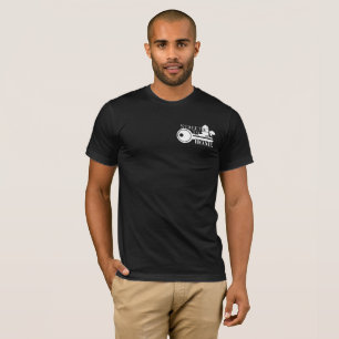 Straße zum Zuhause-Weiß-Logo T-Shirt
