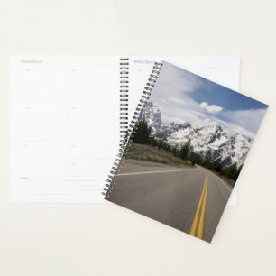 Straße zur Teton-Gebirgskette Planer