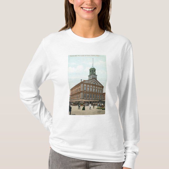 Straßen-Ansicht des Faneuil Hall T-Shirt (Vorderseite)