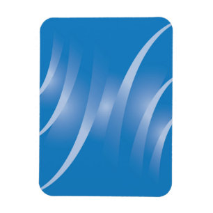 Straßen auf blau magnet