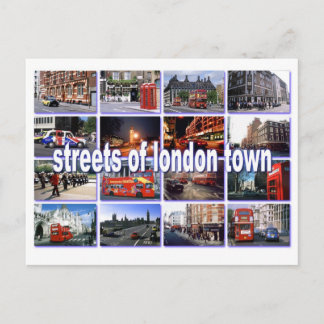 Straßen der London Postkarte