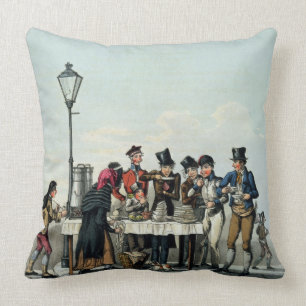 Straßen-Frühstück graviert durch G.Hunt, 1825 Kissen