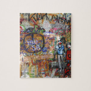 Straßen-Graffiti-Kunstwerk Puzzle