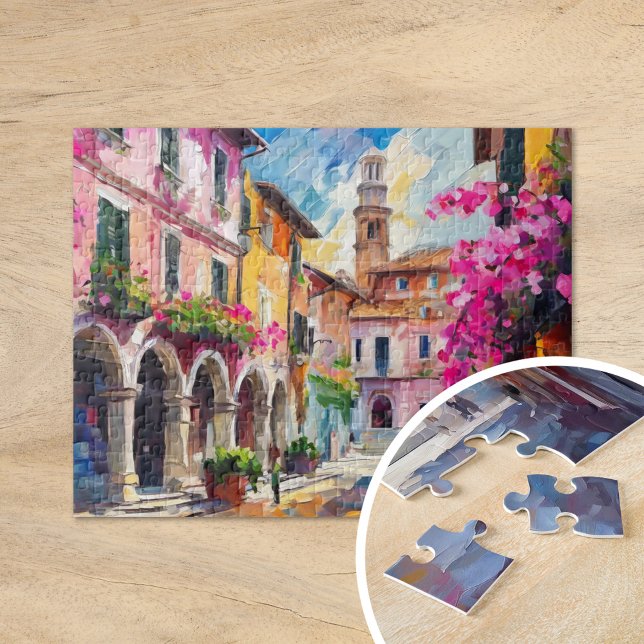 Straßen Italiens Moderne Abstrakte Kunst Puzzle (Von Creator hochgeladen)