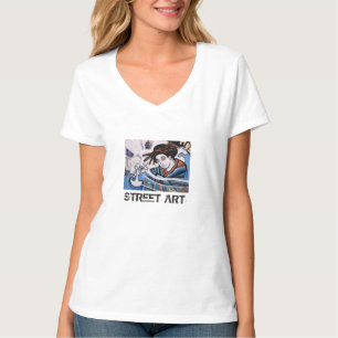 Straßen-Kunst des Las Palmas-Japaners T-Shirt