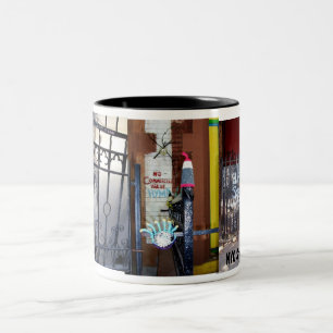 Straßen-Kunst-Tasse m NYC Zweifarbige Tasse