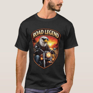 Straßen-Legende Klassisches Motorrad Amerikanisch T-Shirt