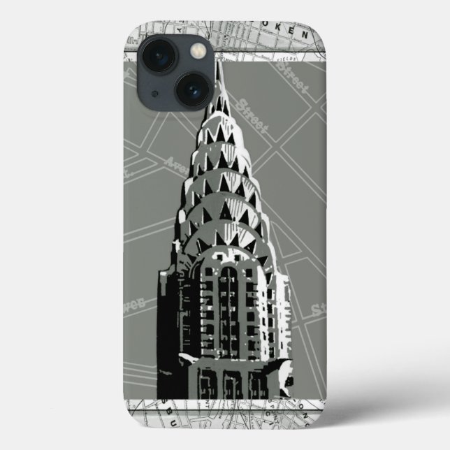 Straßen New Yorks mit dem Empire State Gebäude Case-Mate iPhone Hülle (Rückseite)