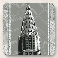Straßen New Yorks mit dem Empire State Gebäude