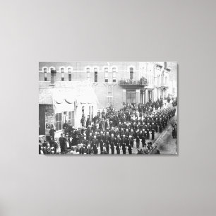 Straßen-Parade im Ballast, Sd-Fotografie Leinwanddruck