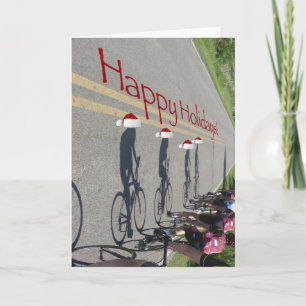 Straßen-Radfahren! Feiertagskarte