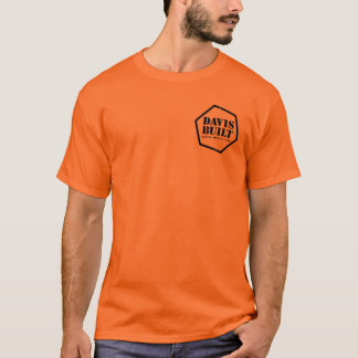 STRASSEN-RASEREI. (Schwarzes/Orange) T-Shirt
