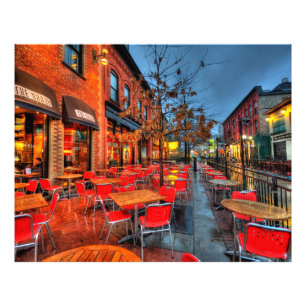 Straßen-Reflexionen Fotodruck