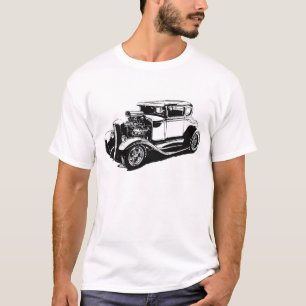 Straßen-Rod-Zeichnen T-Shirt