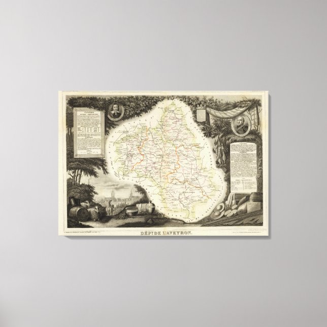 Straßen, Städte, Städte Leinwanddruck (Vorderseite)