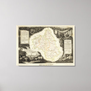 Straßen, Städte, Städte Leinwanddruck