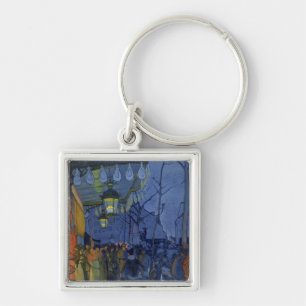 Straßen-Szene, bei fünf am Nachmittag, 1887 Schlüsselanhänger