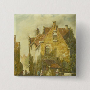 Straßen-Szene Button