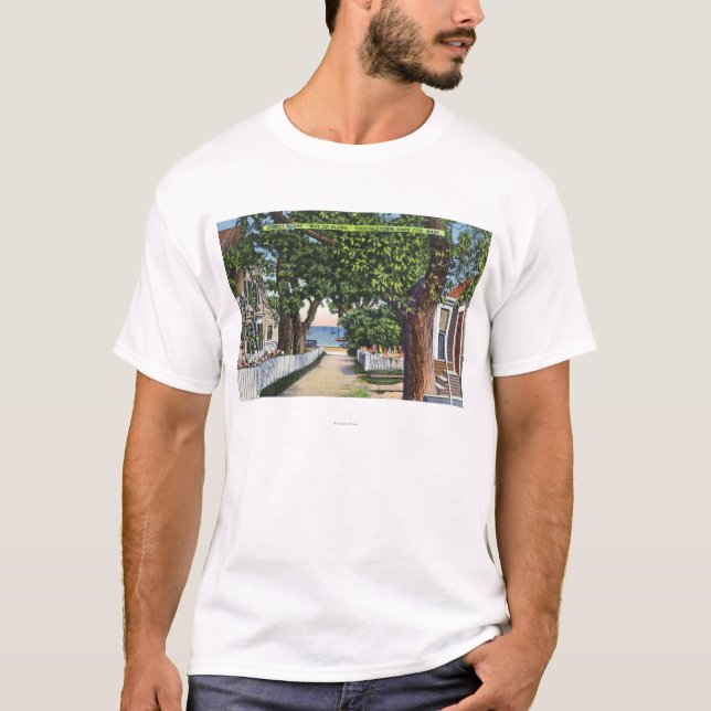 Straßen-Szene der Wohnsitze T-Shirt (Vorderseite)