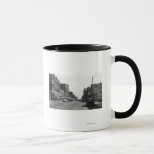 Straßen-Szene im Hafen Townsend, WA Fotografie Tasse