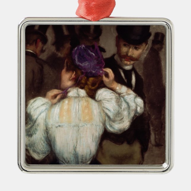 Straßen-Szene Ornament Aus Metall (Vorne)