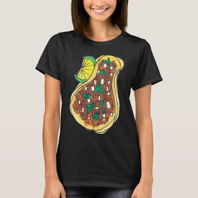 Straßen-Taco T-Shirt (Vorderseite)